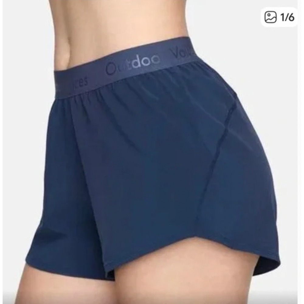 Outdoor Voices‎ Relay 3 inch Shorts Navy Blue Women's Size XL Athletic